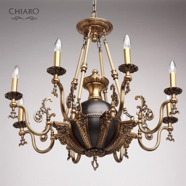 Люстра подвесная CHIARO 491012208 Габриэль 8x60W E14